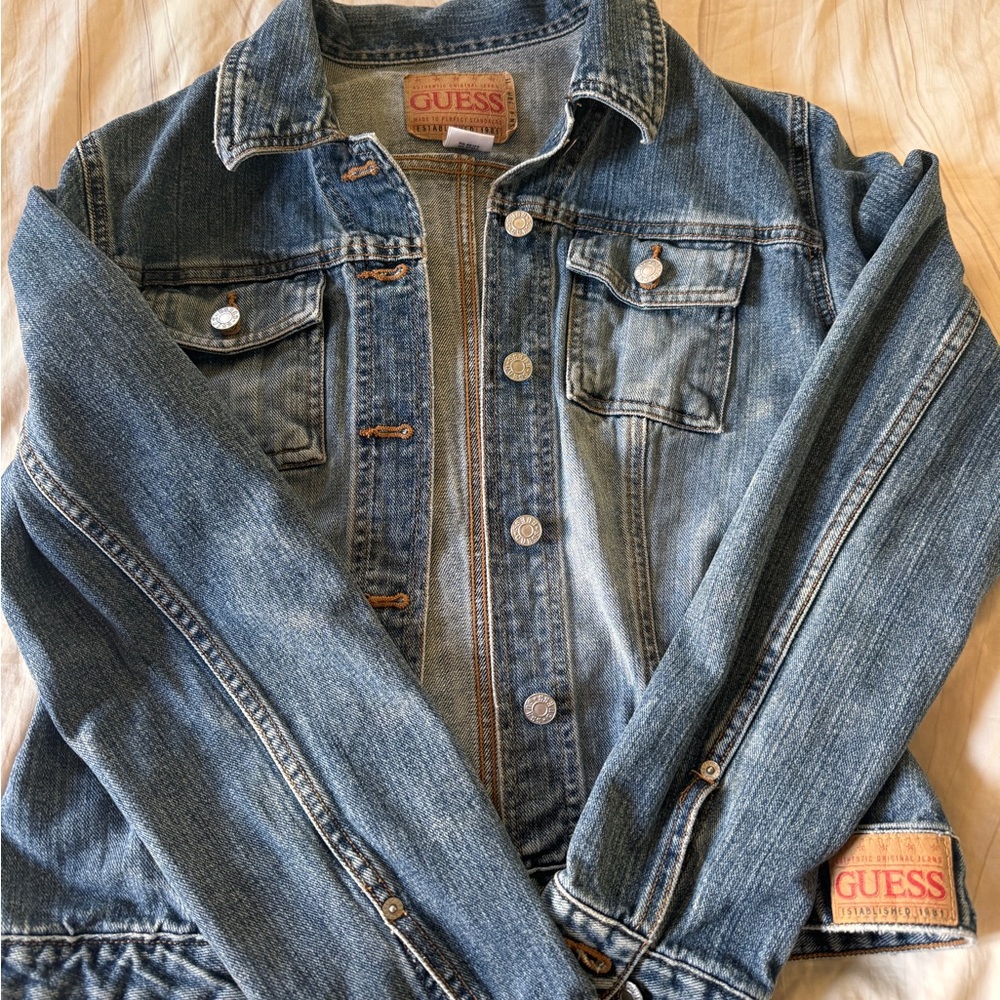 The vintage, Guess jean jacket of your dreams!